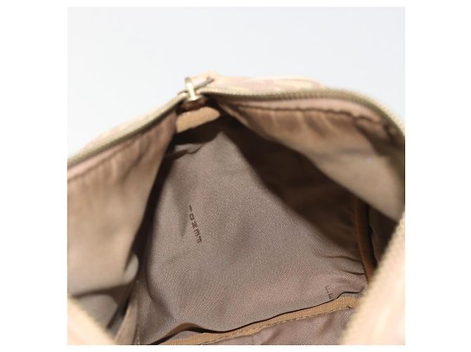 Borsa a mano Mamma Baguette in tela Zucchino FENDI rosa e oro Auth mr2533 - vista 21