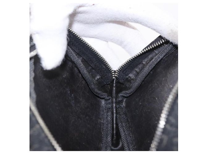 Christian Dior Pouch Trotter Canvas Schwarz Silber Auth bs35809 - Ansicht 11