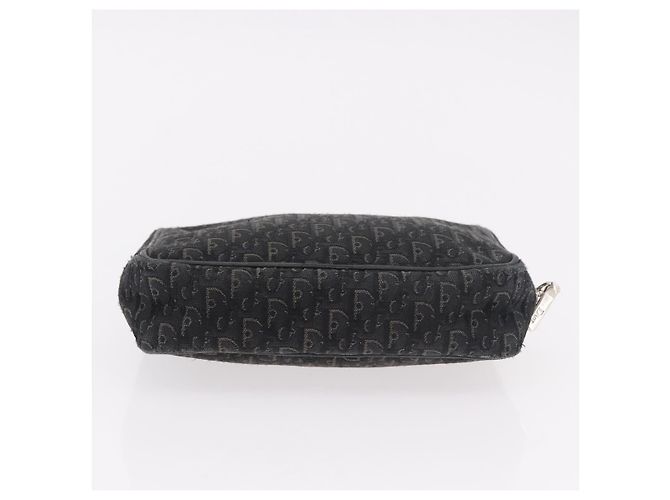Christian Dior Pouch Trotter Canvas Schwarz Silber Auth bs35809 - Ansicht 6