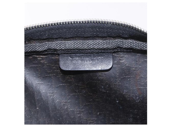 Christian Dior Pouch Trotter Canvas Schwarz Silber Auth bs35809 - Ansicht 9