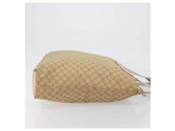 Borsa Tote GUCCI GG Canvas Sherry Line Beige 131233 Auth ka4996A - vista 3