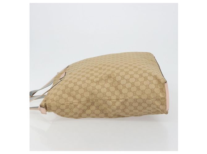 Borsa Tote GUCCI GG Canvas Sherry Line Beige 131233 Auth ka4996A - vista 4