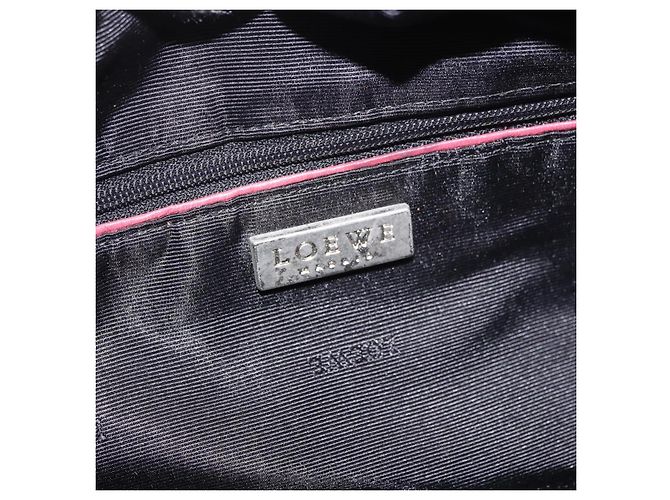 Borsa a Spalla LOEWE in Pelle Verde Argento Auth 187866A - vista 18