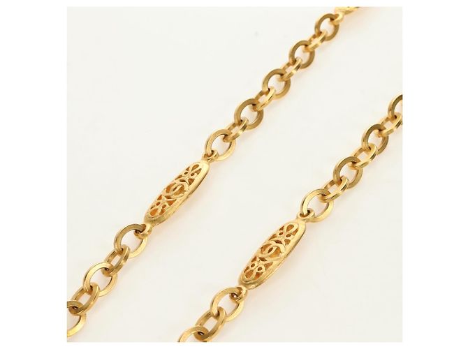 Collana CHANEL metallo dorato CC Auth 189769SM - vista 14