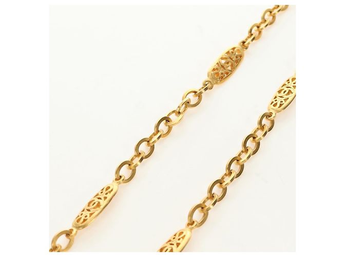 Collana CHANEL metallo dorato CC Auth 189769SM - vista 15