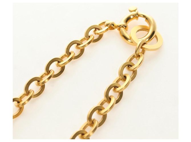 Collana CHANEL metallo dorato CC Auth 189769SM - vista 16