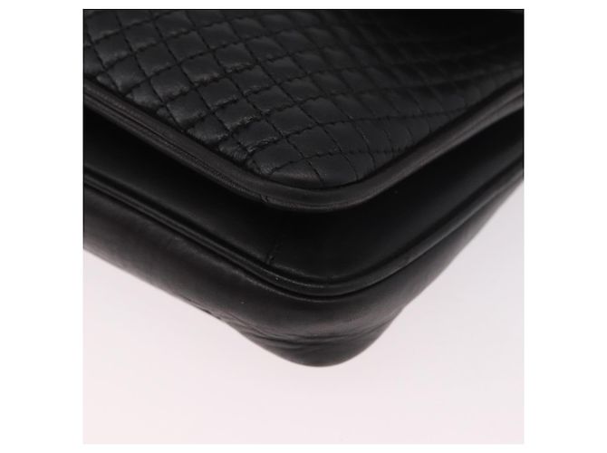 Borsa a Spalla con Catena BALLY in Pelle Nera e Oro Auth BA13679A Nero D'oro - vista 14