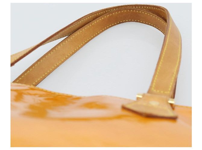 LOUIS VUITTON Borsa Monogram Vernis Houston Jaune M91121 LV Auth ep14944 Giallo - vista 14