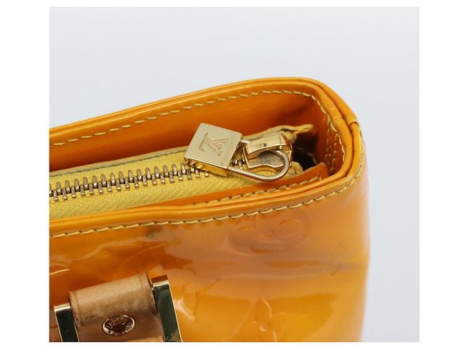 LOUIS VUITTON Borsa Monogram Vernis Houston Jaune M91121 LV Auth ep14944 Giallo - vista 19