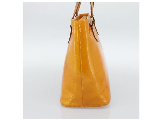 LOUIS VUITTON Borsa Monogram Vernis Houston Jaune M91121 LV Auth ep14944 Giallo - vista 3