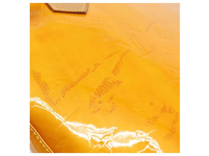 LOUIS VUITTON Borsa Monogram Vernis Houston Jaune M91121 LV Auth ep14944 Giallo - vista 9