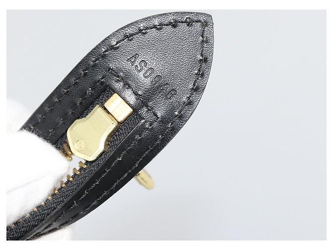 LOUIS VUITTON Borsa a tracolla shopping Epi Saint Jacques Nera M52262 Auth bs35780V Nero - vista 12