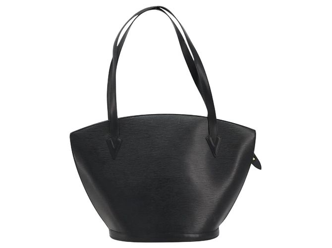 LOUIS VUITTON Borsa a tracolla shopping Epi Saint Jacques Nera M52262 Auth bs35780V Nero - vista 13