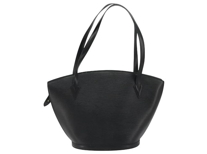 LOUIS VUITTON Borsa a tracolla shopping Epi Saint Jacques Nera M52262 Auth bs35780V Nero - vista 2