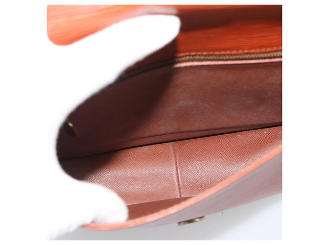 Borsa a Spalla LOUIS VUITTON Epi Saint Cloud GM Marrone M52193 LV Auth ep15008 - vista 10