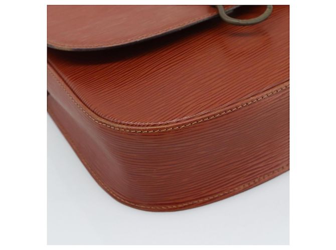 Borsa a Spalla LOUIS VUITTON Epi Saint Cloud GM Marrone M52193 LV Auth ep15008 - vista 16