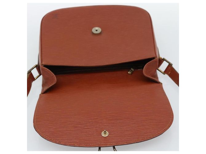 Borsa a Spalla LOUIS VUITTON Epi Saint Cloud GM Marrone M52193 LV Auth ep15008 - vista 20