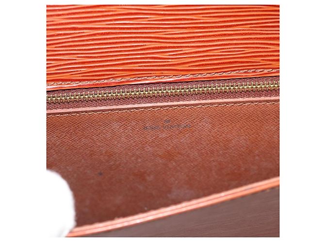 Borsa a Spalla LOUIS VUITTON Epi Saint Cloud GM Marrone M52193 LV Auth ep15008 - vista 23