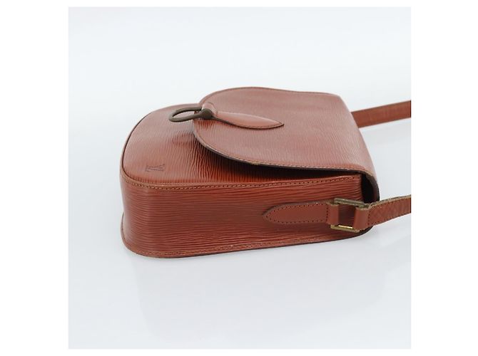 Borsa a Spalla LOUIS VUITTON Epi Saint Cloud GM Marrone M52193 LV Auth ep15008 - vista 4