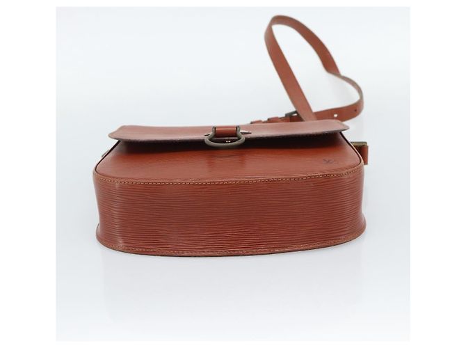 Borsa a Spalla LOUIS VUITTON Epi Saint Cloud GM Marrone M52193 LV Auth ep15008 - vista 5