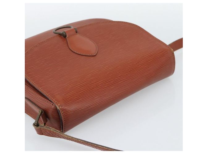 Borsa a Spalla LOUIS VUITTON Epi Saint Cloud GM Marrone M52193 LV Auth ep15008 - vista 6