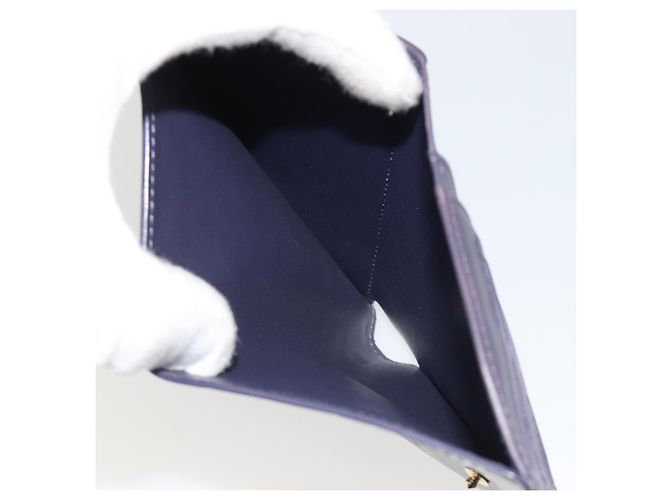 LOUIS VUITTON Vernis Porte Monnaie Viennois Wallet Violet LV Auth 190224A Lila - Ansicht 10