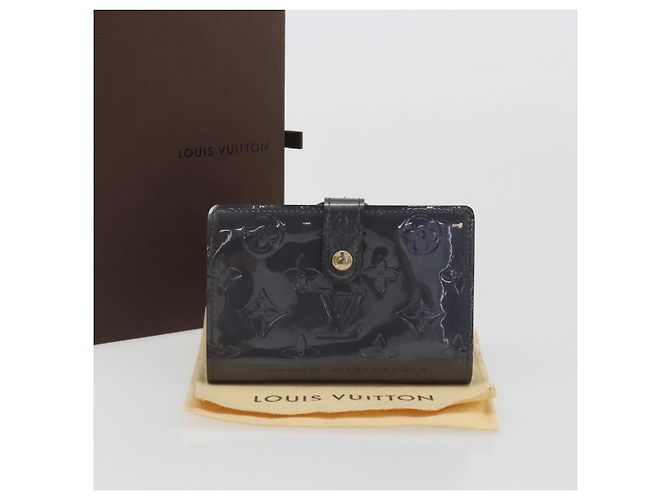 LOUIS VUITTON Vernis Porte Monnaie Viennois Wallet Violet LV Auth 190224A Lila - Ansicht 12
