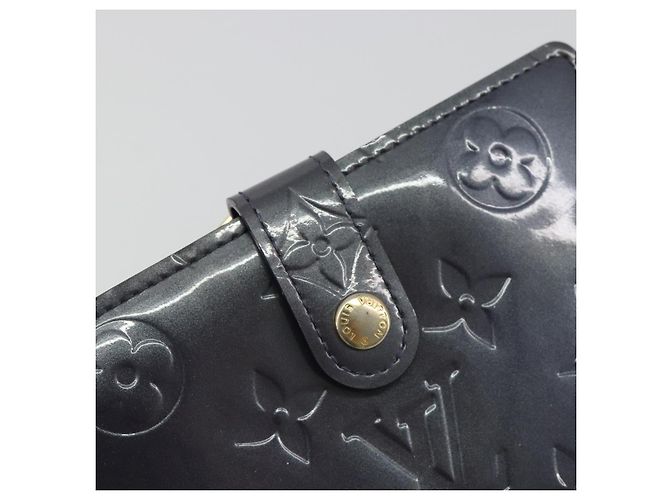 LOUIS VUITTON Vernis Porte Monnaie Viennois Wallet Violet LV Auth 190224A Lila - Ansicht 17
