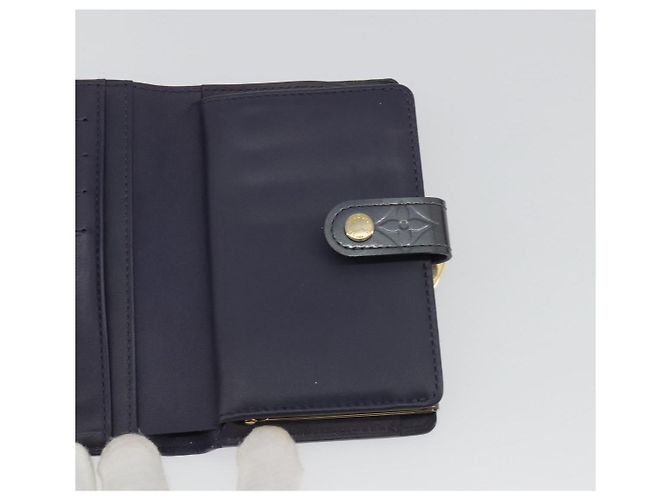 LOUIS VUITTON Vernis Porte Monnaie Viennois Wallet Violet LV Auth 190224A Lila - Ansicht 18