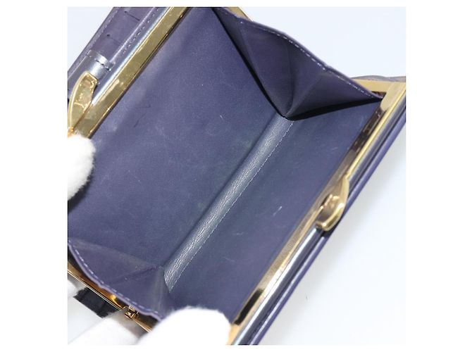 LOUIS VUITTON Vernis Porte Monnaie Viennois Wallet Violet LV Auth 190224A Lila - Ansicht 9