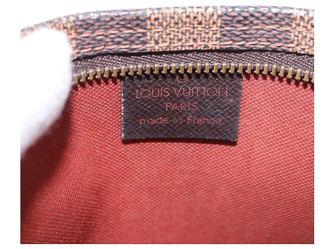LOUIS VUITTON Damier Ebene Trousse Make Up Pouch N51982 LV Auth 189142 - vista 17