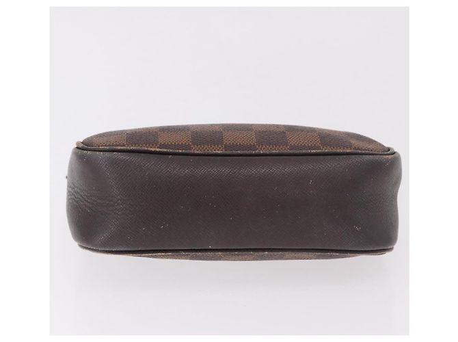 LOUIS VUITTON Damier Ebene Trousse Make Up Pouch N51982 LV Auth 189142 - vista 5