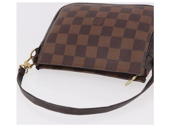 LOUIS VUITTON Damier Ebene Trousse Make Up Pouch N51982 LV Auth 189142 - vista 6