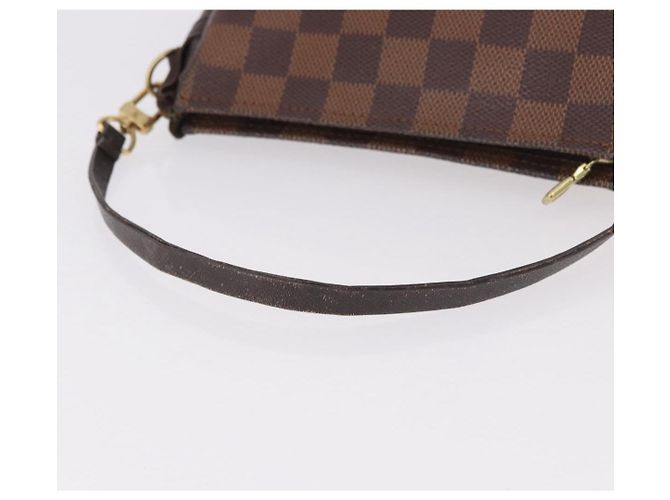 LOUIS VUITTON Damier Ebene Trousse Make Up Pouch N51982 LV Auth 189142 - vista 7
