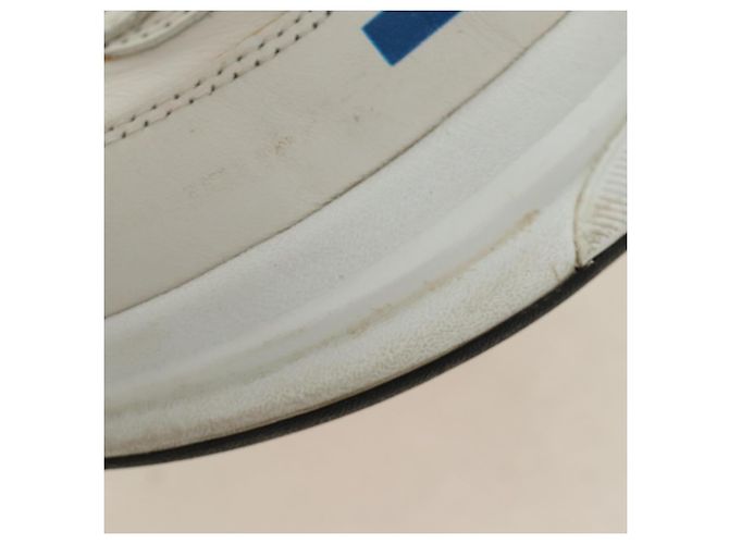GUCCI Run Sneaker aus Leder Weiß Auth 190306M - Ansicht 11