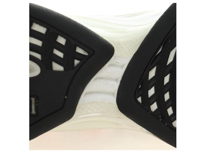 GUCCI Run Sneaker aus Leder Weiß Auth 190306M - Ansicht 16