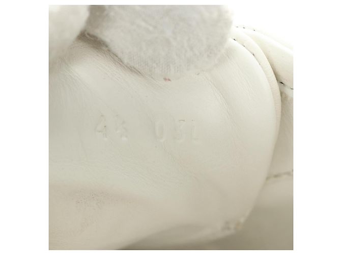 GUCCI Run Sneaker aus Leder Weiß Auth 190306M - Ansicht 23