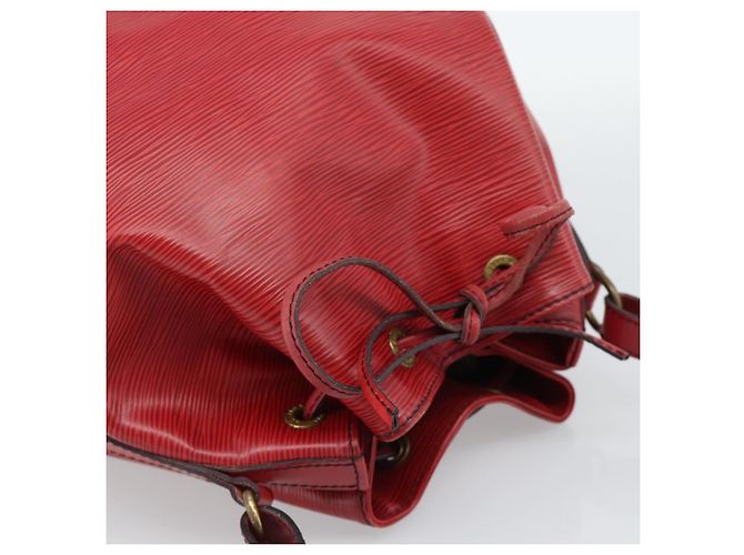 Borsa a Spalla LOUIS VUITTON Epi Petit Noe Rosso M44107 LV Auth ka5050A - vista 6