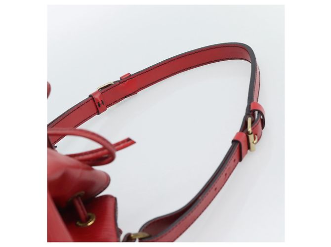 Borsa a Spalla LOUIS VUITTON Epi Petit Noe Rosso M44107 LV Auth ka5050A - vista 8