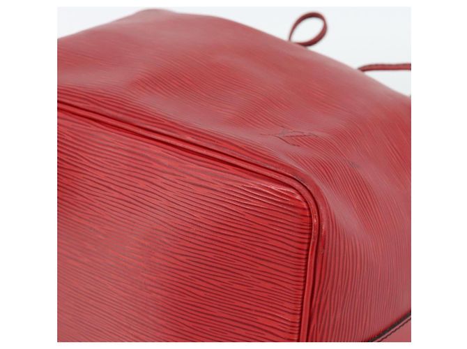 Borsa a Spalla LOUIS VUITTON Epi Petit Noe Rosso M44107 LV Auth ka5050A - vista 9