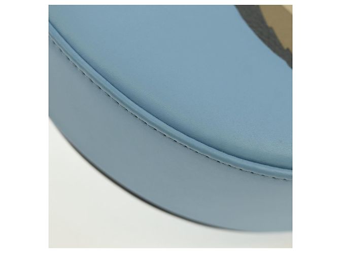 LOEWE Studio Ghibli My Neighbor Totoro Heel Pouch Pelle Blu Autentico 167429SM - vista 16