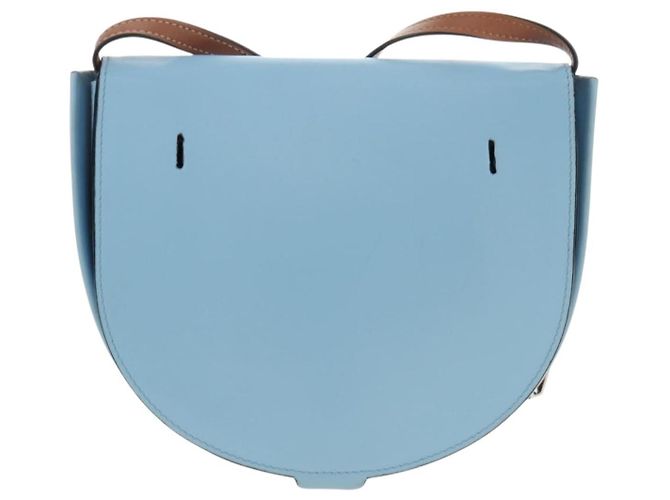 LOEWE Studio Ghibli My Neighbor Totoro Heel Pouch Pelle Blu Autentico 167429SM - vista 2