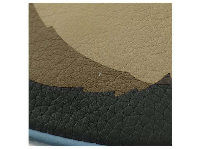 LOEWE Studio Ghibli My Neighbor Totoro Heel Pouch Pelle Blu Autentico 167429SM - vista 23