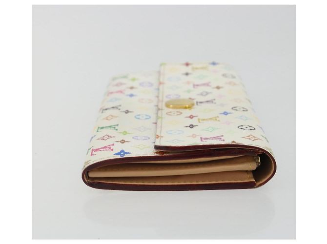 LOUIS VUITTON Portafoglio Sarah Multicolor Bianco M93532 LV Auth 189570 - vista 3