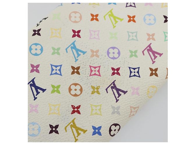 LOUIS VUITTON Portafoglio Sarah Multicolor Bianco M93532 LV Auth 189570 - vista 7