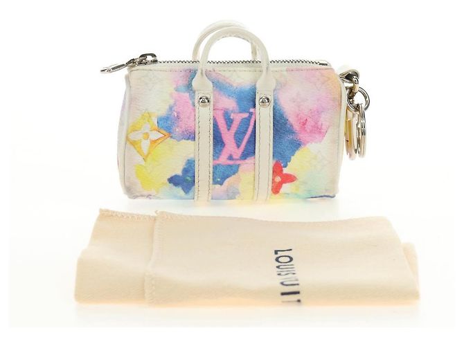 LOUIS VUITTON Schlüsselanhänger Mini Keepall Watercolor MP2975 Authentisch 190229V Monogramm - Ansicht 12
