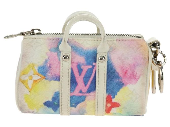 LOUIS VUITTON Schlüsselanhänger Mini Keepall Watercolor MP2975 Authentisch 190229V Monogramm - Ansicht 13