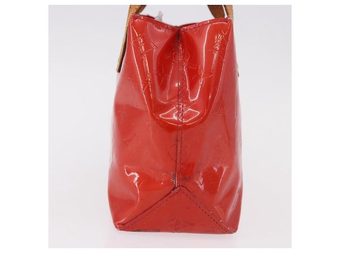 LOUIS VUITTON Monogram Vernis Reade PM Hand Bag Red Rouge M91088 LV Auth BA13792 Rosso - vista 3