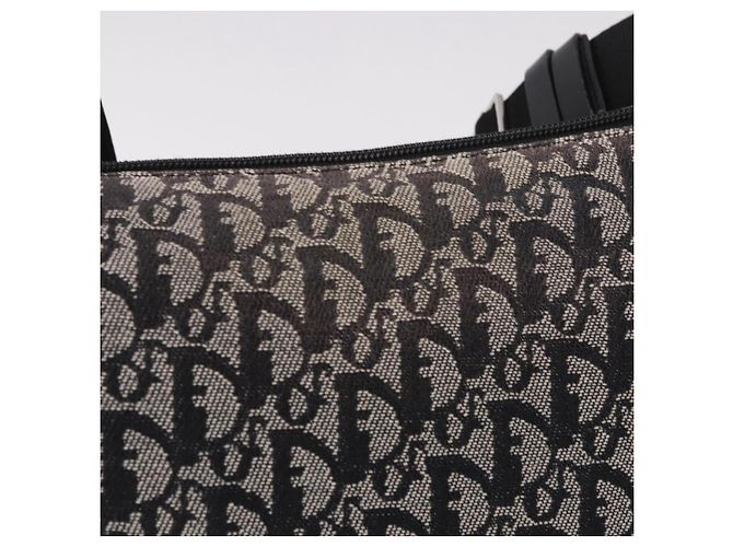 Borsa a tracolla Christian Dior Trotter Canvas Navy Silver Auth ka4978 Argento Blu navy - vista 3