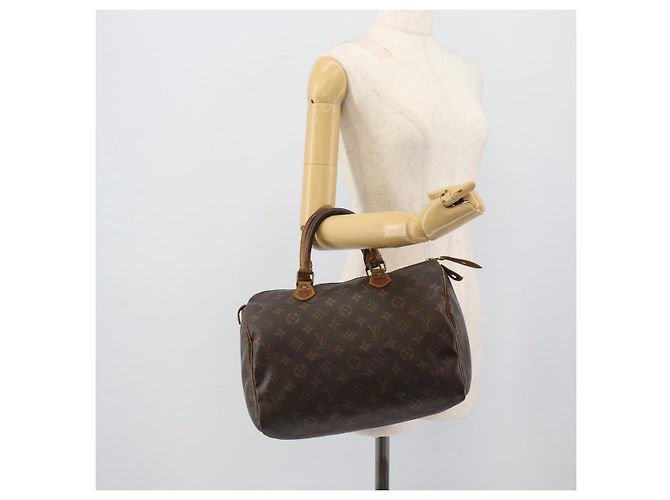 LOUIS VUITTON Borsa Monogram Speedy 30 M41526 LV Auth 189818 Monogramma - vista 21